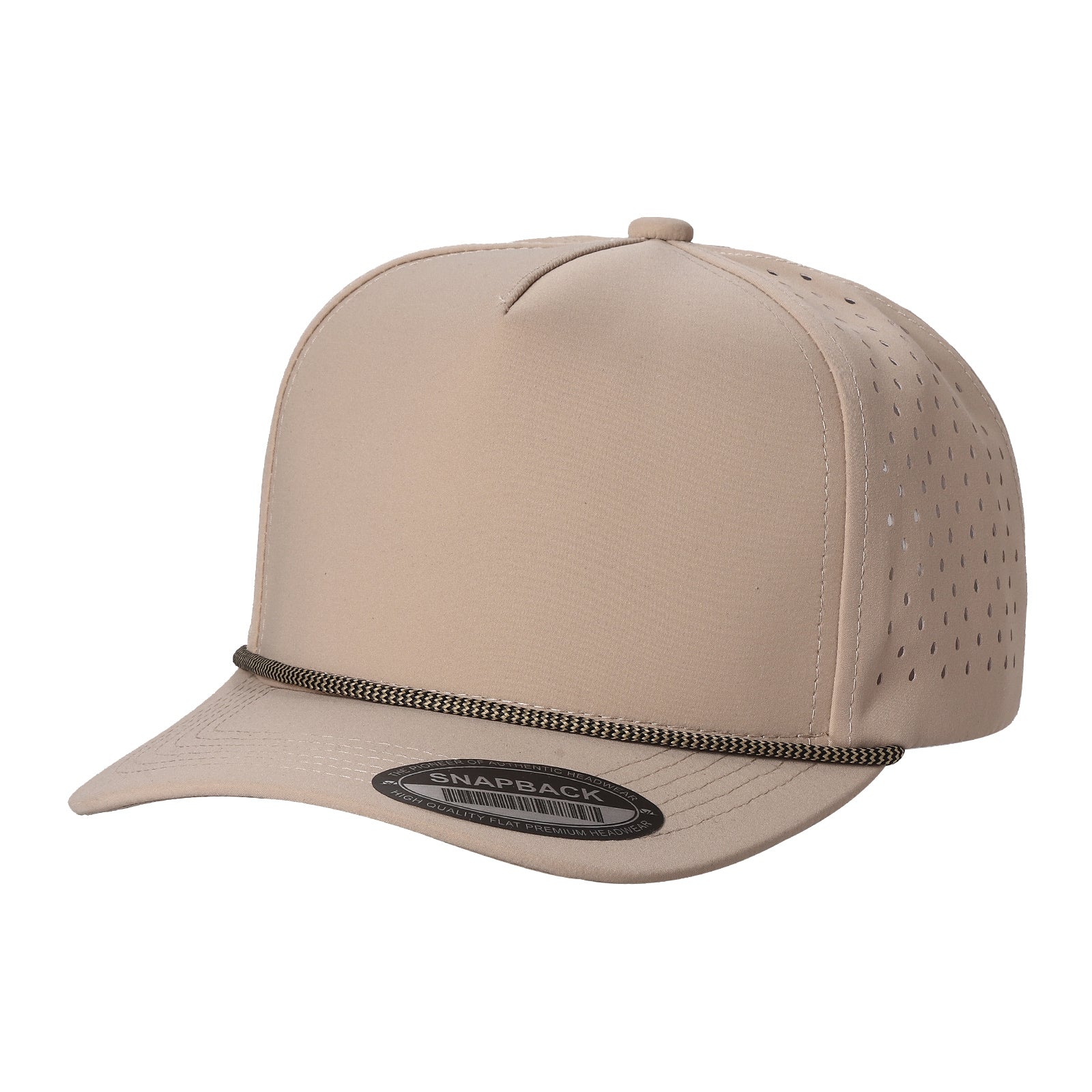 SNAPBACK IMPERMEABLE MALLA PERFORADA CON CINTA