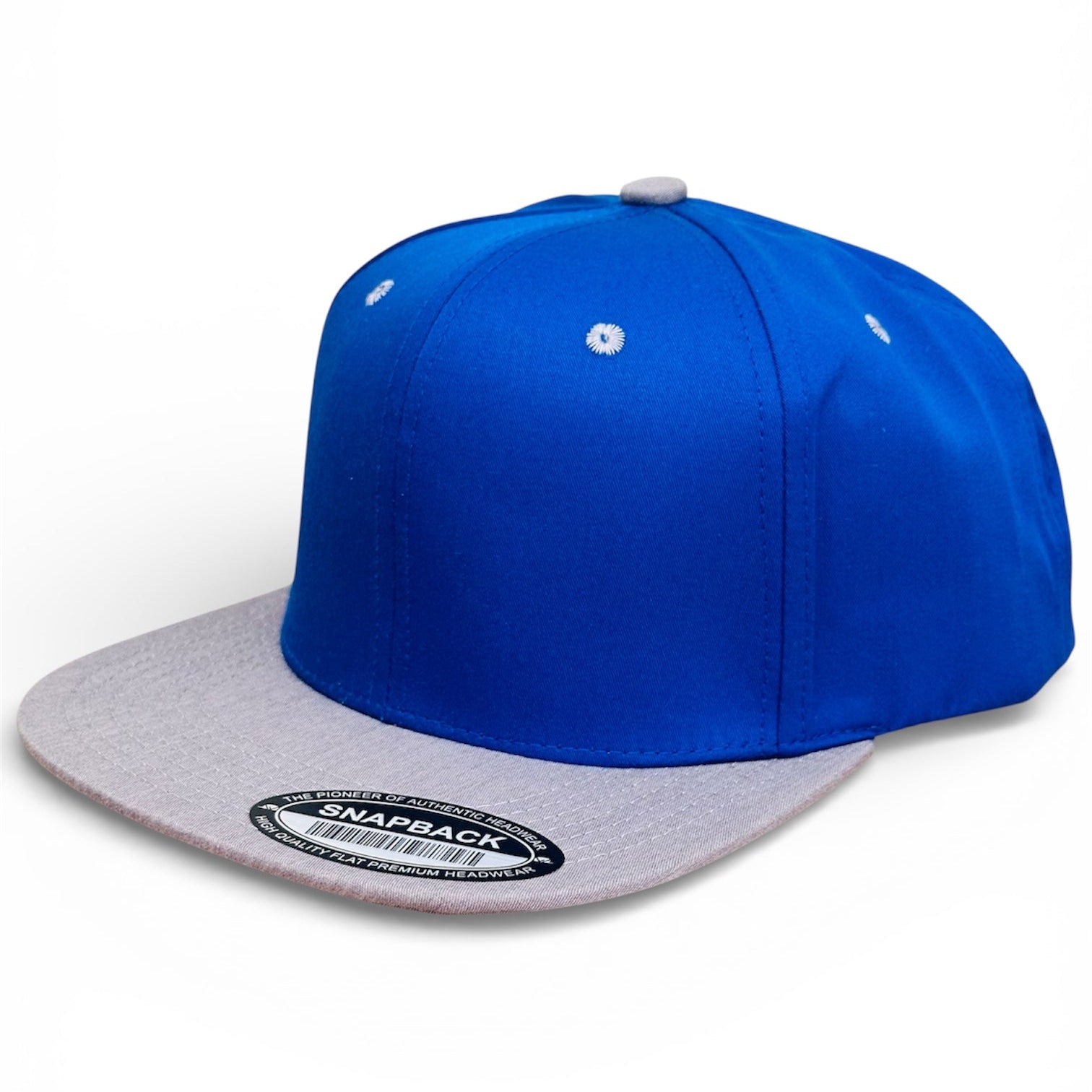 SNAPBACK PLANA AZUL/GRIS