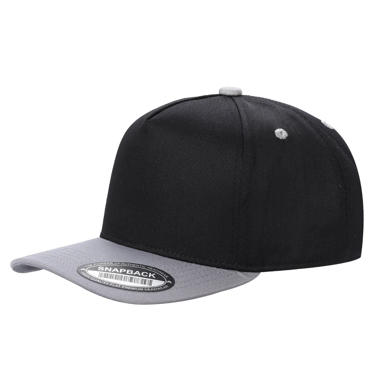 SNAPBACK BICOLOR NEGRO/GRIS