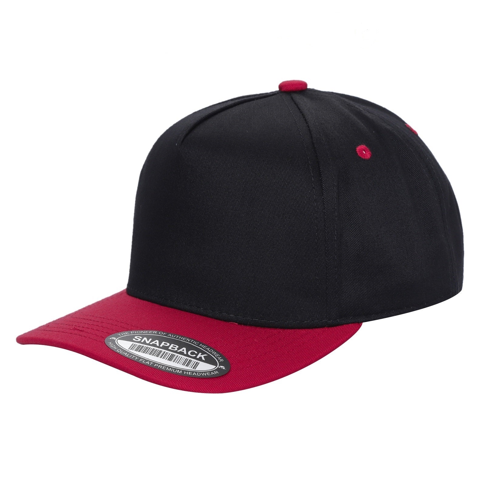 SNAPBACK BICOLOR NEGRO/ROJO