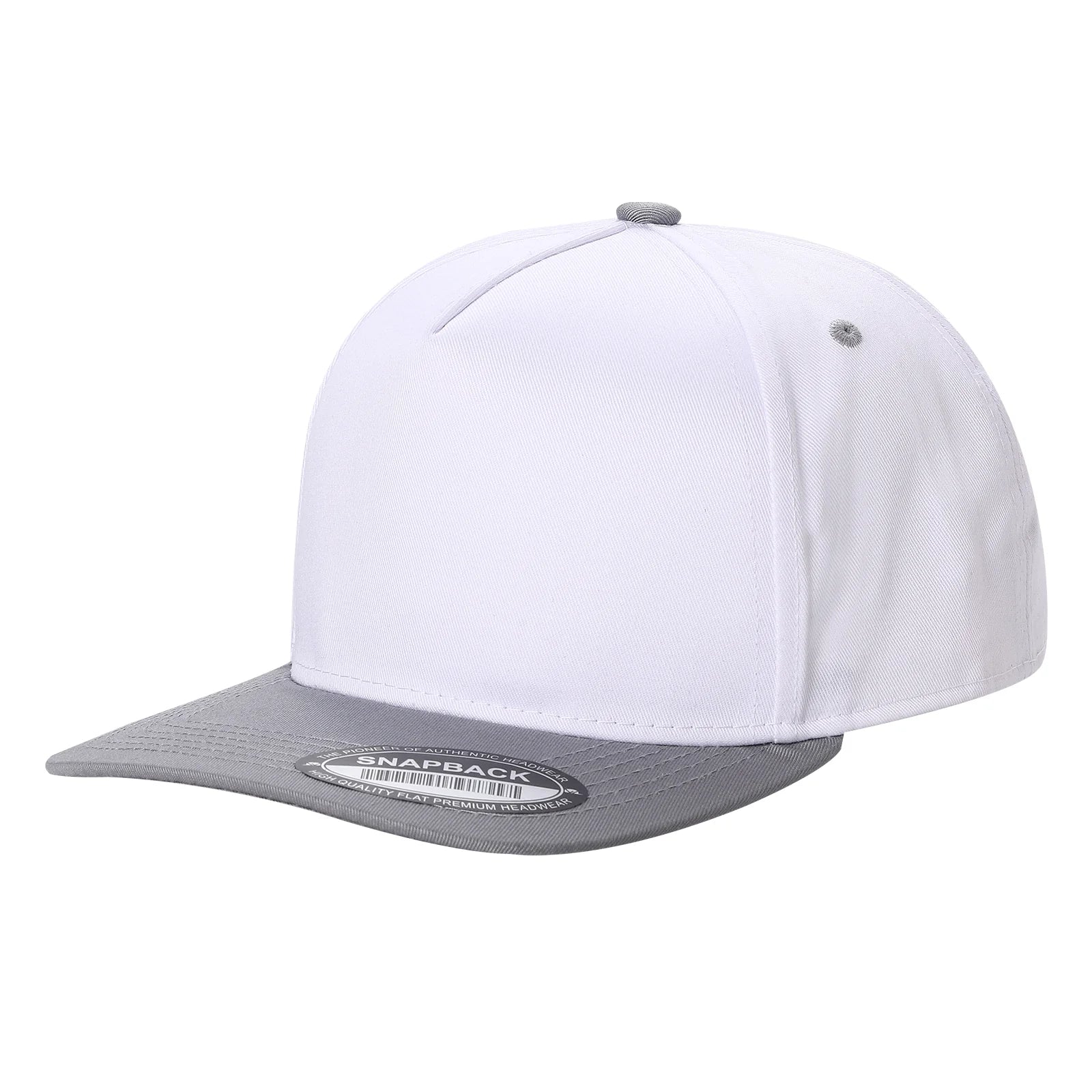 SNAPBACK BICOLOR BLANCO/GRIS